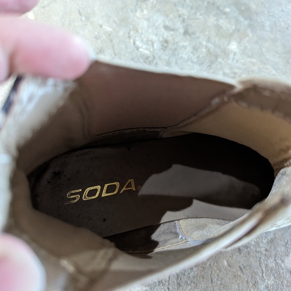 Faux Suede Leopard Print Booties - Picture 9 of 9